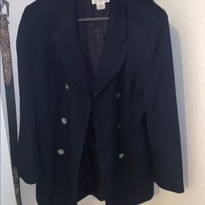 Blue oversized blazer